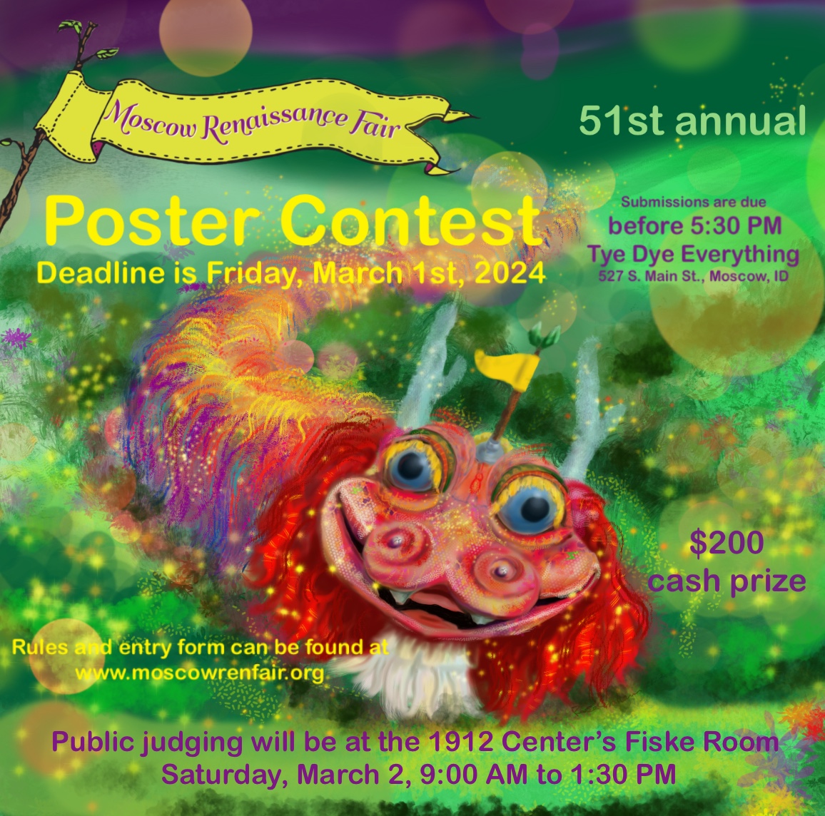 Poster contest for the 51st annual Moscow Renaissance Fair
